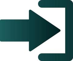 Log In Vector Icon Design