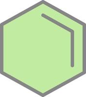 diseño de icono de vector hexagonal
