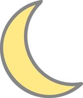 Moon Vector Icon Design