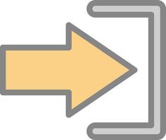 Log In Vector Icon Design