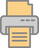 Printer Vector Icon Design