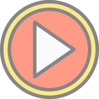 Play Vector Icon Design