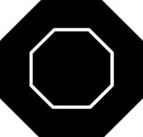 Octagon Vector Icon Design