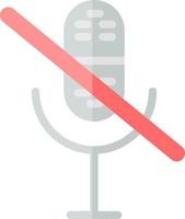 Mic Off Vector Icon Design