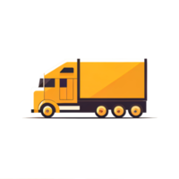 Modern flat design of Transport public transportable truck for transportation in city. png