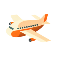 Modern flat design of Transport public transportable plane for transportation in city. png