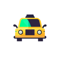 Modern flat design of Transport public transportable taxi for transportation in city. png