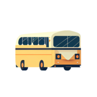 moderno piatto design di trasporto pubblico trasportabile autobus per mezzi di trasporto nel città. png