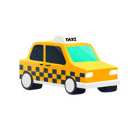 Modern flat design of Transport public transportable taxi for transportation in city. png