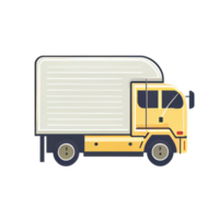 Modern flat design of Transport public transportable truck for transportation in city. png