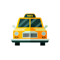 moderno piatto design di trasporto pubblico trasportabile Taxi per mezzi di trasporto nel città. png
