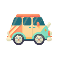 Modern flat design of Transport public transportable vehicle for transportation in city. png