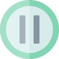 Pause Vector Icon Design