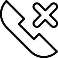 Missed call Vector Icon Design