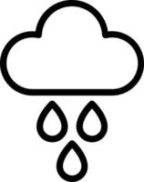 Rain Vector Icon Design