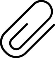 Paperclip Vector Icon Design