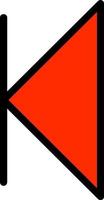 Skip Vector Icon Design