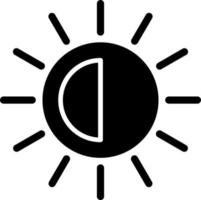 Brightness Vector Icon Design