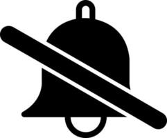 Bell Off Vector Icon Design