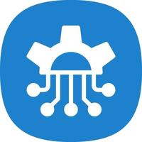 Neural Engineering Vector Icon Design