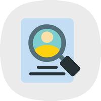 Research Process Vector Icon Design