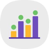 Statistical Analysis Vector Icon Design