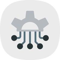 Neural Engineering Vector Icon Design
