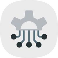 Neural Engineering Vector Icon Design