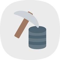 diseño de icono de vector de minería de datos