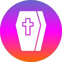 Coffin Vector Icon Design