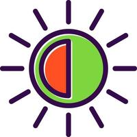 Brightness Vector Icon Design