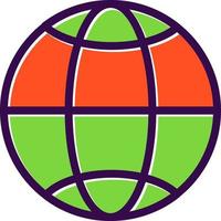Globe Vector Icon Design