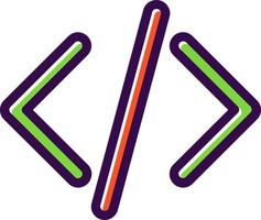 Code Vector Icon Design