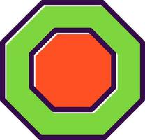 Octagon Vector Icon Design