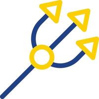 Trident Vector Icon Design