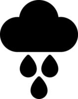 diseño de icono de vector de lluvia