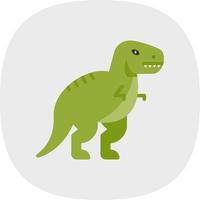 diseño de icono de vector de dinosaurio