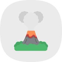 diseño de icono de vector de volcán