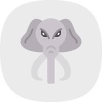 Mammoth Vector Icon Design
