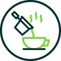 Pour Coffee Vector Icon Design