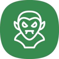 Dracula Vector Icon Design