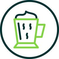 diseño de icono de vector de café con leche