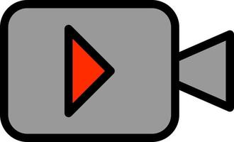 Video Vector Icon Design