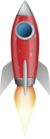 lanzamiento de cohete rojo png