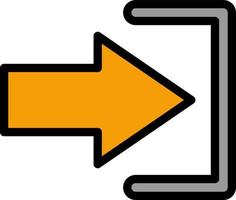 Log In Vector Icon Design