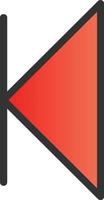 Skip Vector Icon Design