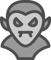 Dracula Vector Icon Design