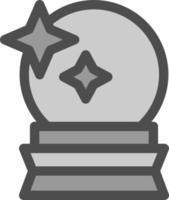 diseño de icono de vector de bola de cristal