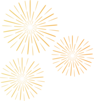 Fireworks New Year Element png