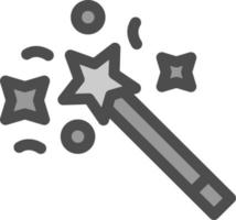 Magic Wand Vector Icon Design